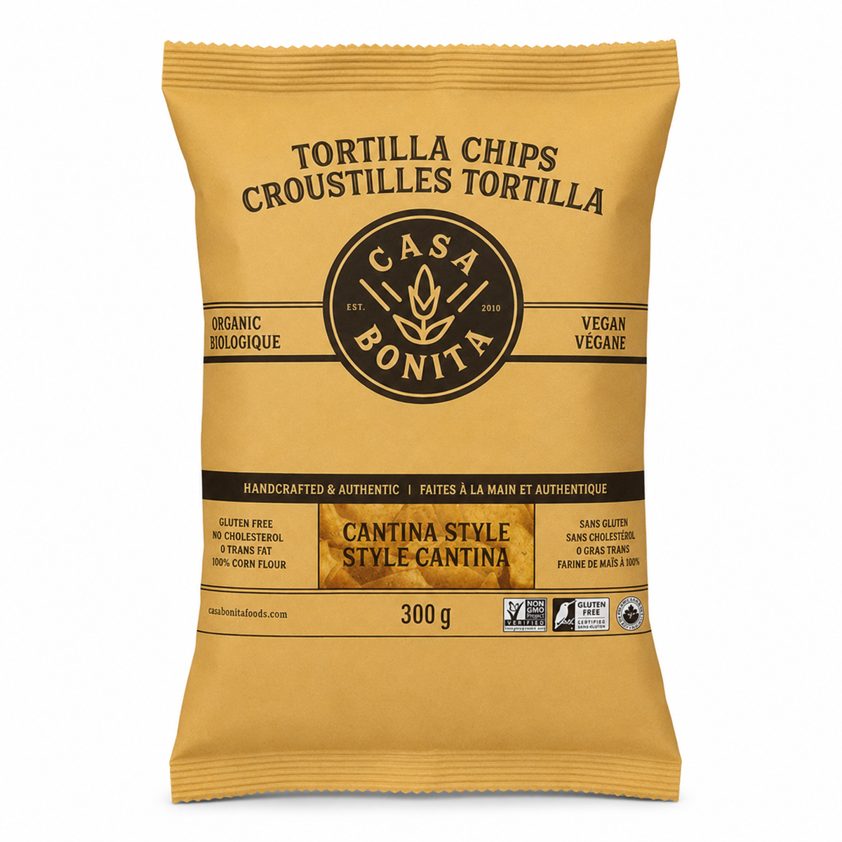Casa Bonita 有機黃玉米玉米片 300g