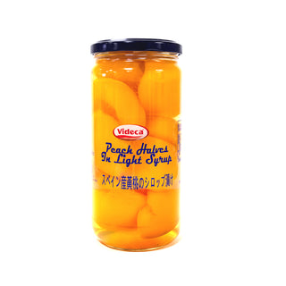 Videca 西班牙黃桃對半（輕糖漿）700g