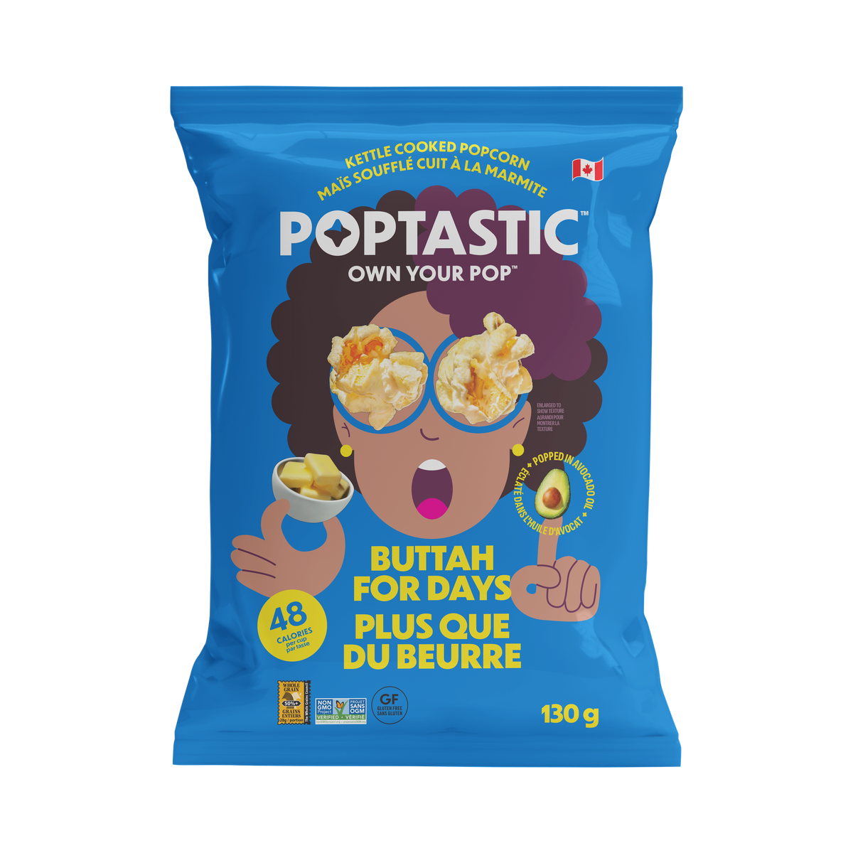 Poptastic Buttah For Days 奶油風味爆米花 130g