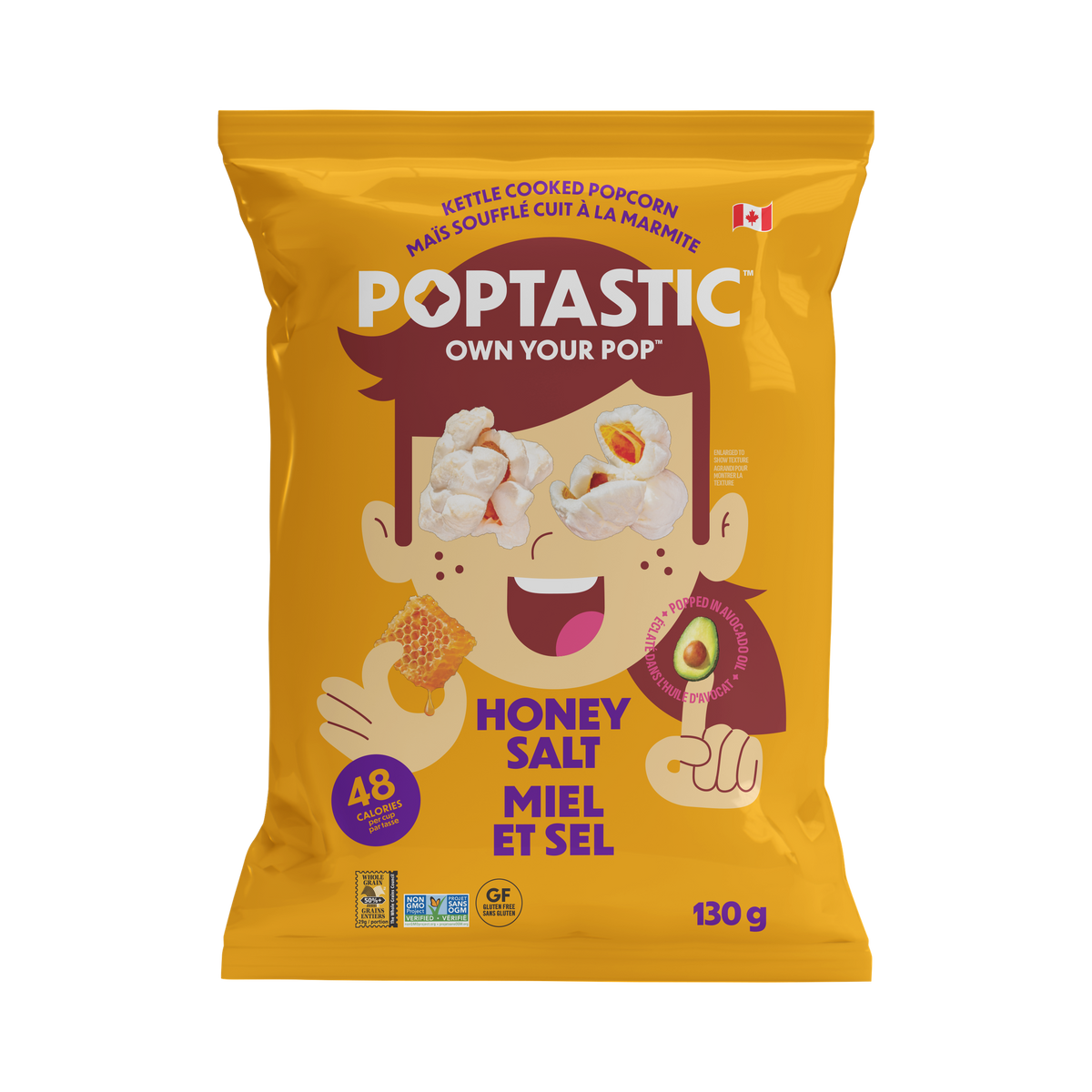 Poptastic Honey Sea Salt 蜂蜜海鹽爆米花 130g